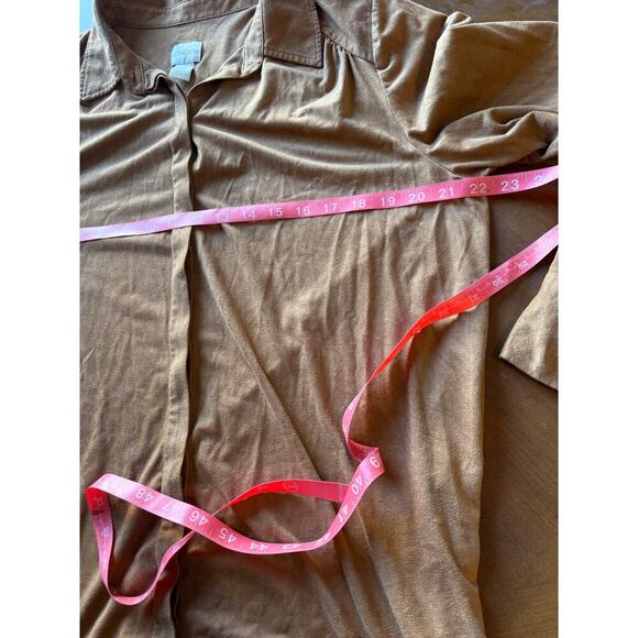 Chicos Woman’s button down shirt size 2 - Picture 6 of 7